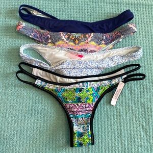 4 Victorias Secret The Itsy Style Bikini Bottoms Small